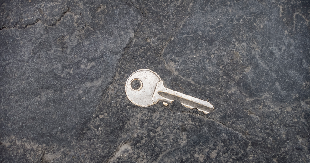 Key on Asphalt